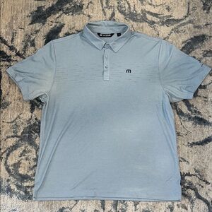 Travis Mathew Men's Polo in Light Blue
